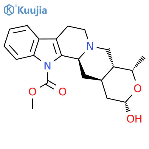 methyl (1S,15R,16S,18S,20R)-18-hydroxy-16-methyl-17-oxa-3,13-diazapentacyclo[11.8.0.02,10.04,9.015,20]henicosa-2(10),4,6,8-tetraene-3-carboxylate structure