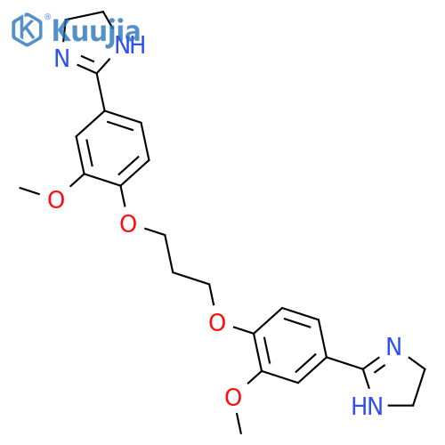 1H-Imidazole,2,2'-[1,3-propanediylbis[oxy(3-methoxy-4,1-phenylene)]]bis[4,5-dihydro- structure
