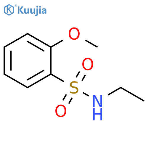 N-ethyl-2-methoxybenzene-1-sulfonamide structure