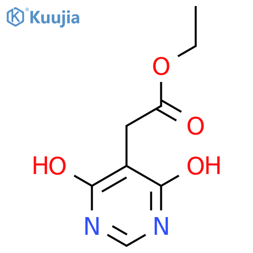 Ethyl 2-(4,6-dihydroxypyrimidin-5-yl)acetate structure