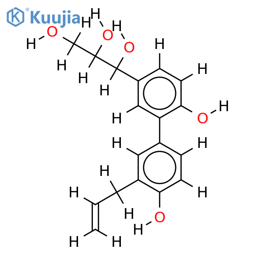 (1S,2S)-threo-1-(3'-allyl-6,4'-dihydroxybiphenyl-3-yl)propane-1,2,3-triol structure