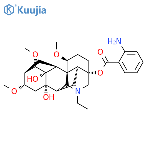 (+)-N-Deacetyllappaconitine structure