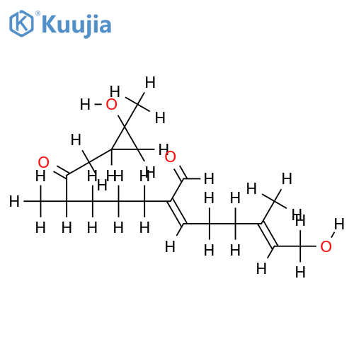 1,15-Dihydroxy-12-oxo-2,6,13-phytatrien-19-al structure