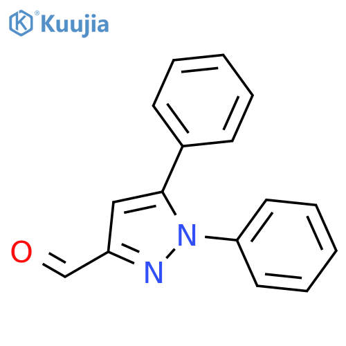 1,5-Diphenyl-1H-pyrazole-3-carbaldehyde structure