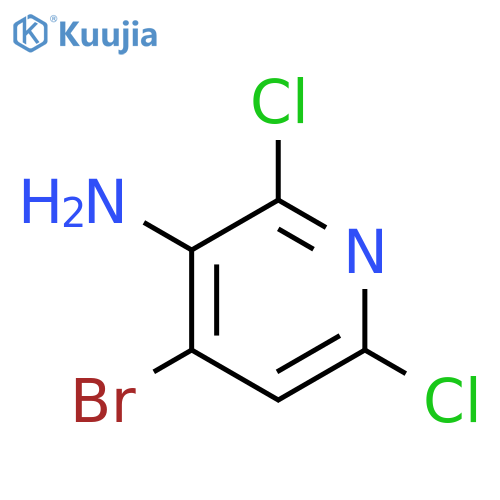 4-Bromo-2,6-dichloropyridin-3-amine structure