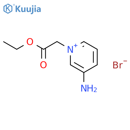ethyl 2-(3-aminopyridin-1-ium-1-yl)acetate,bromide structure