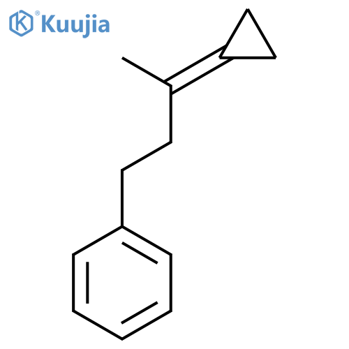 Benzene, (3-cyclopropylidenebutyl)- structure