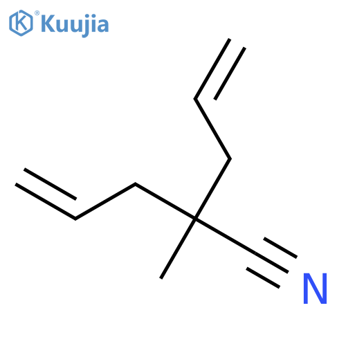 4-Pentenenitrile, 2-methyl-2-(2-propenyl)- structure
