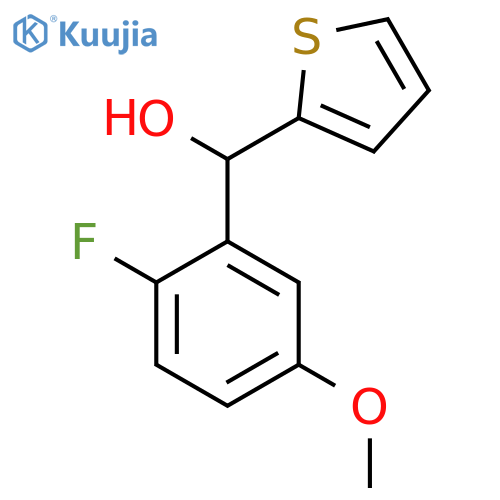 (2-Fluoro-5-methoxyphenyl)-thiophen-2-ylmethanol structure