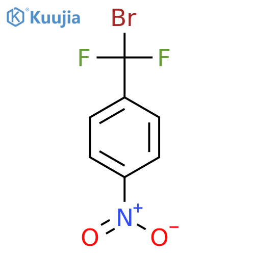Benzene, 1-(bromodifluoromethyl)-4-nitro- structure