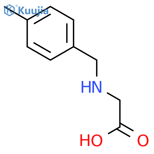 2-{(4-methylphenyl)methylamino}acetic acid structure