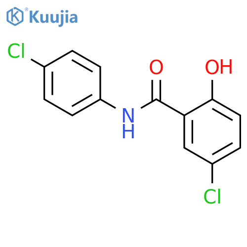 Benzamide,5-chloro-N-(4-chlorophenyl)-2-hydroxy- structure