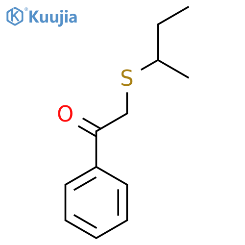 Ethanone, 2-[(1-methylpropyl)thio]-1-phenyl- structure