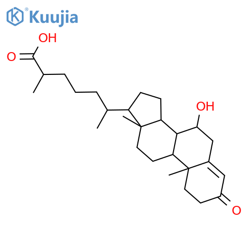 7-Hydroxy-3-oxo-Cholest-4-en-26-oic Acid structure