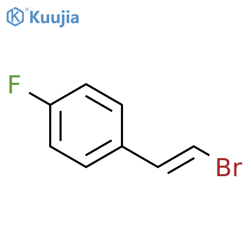 1-(2-bromoethenyl)-4-fluorobenzene structure