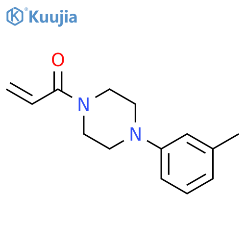 1-[4-(3-Methylphenyl)-1-piperazinyl]-2-propen-1-one structure