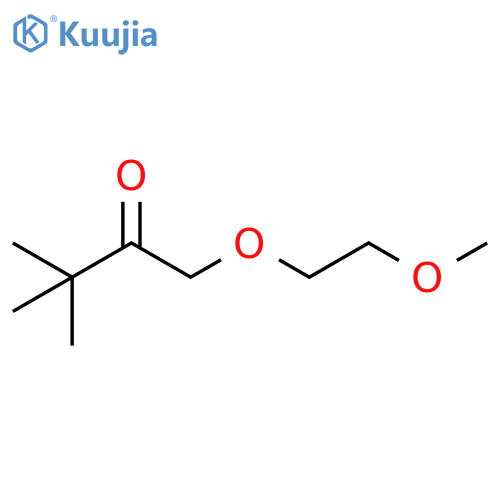 1-(2-methoxyethoxy)-3,3-dimethylbutan-2-one structure