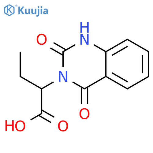 2-(2,4-Dioxo-1,4-dihydroquinazolin-3(2H)-yl)butanoic acid structure