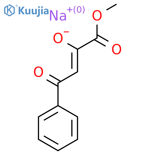 Sodium 1-methoxy-1,4-dioxo-4-phenylbut-2-en-2-olate structure