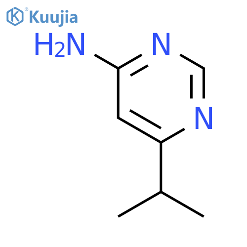 6-(propan-2-yl)pyrimidin-4-amine structure