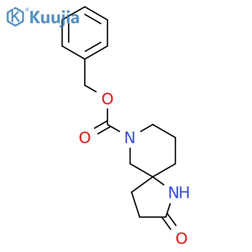 benzyl 2-oxo-1,9-diazaspiro[4.5]decane-9-carboxylate structure