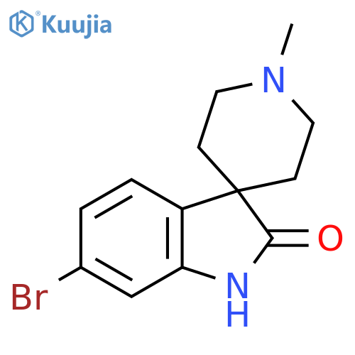 6-Bromo-1'-methylspiro[indoline-3,4'-piperidin]-2-one structure