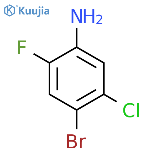 4-Bromo-5-chloro-2-fluoroaniline structure