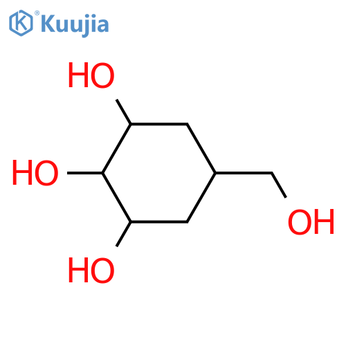 5-(Hydroxymethyl)-1,2,3-cyclohexanetriol; (1α,2α,3β,5β)-form structure