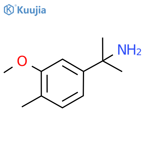 2-(3-methoxy-4-methylphenyl)propan-2-amine structure