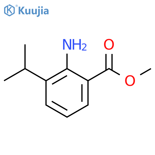 methyl 2-amino-3-(propan-2-yl)benzoate structure