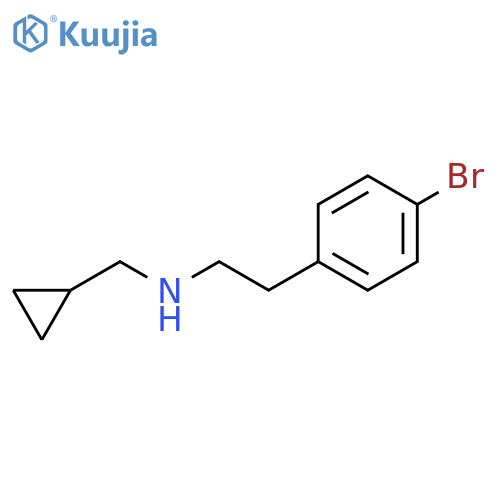 [2-(4-Bromophenyl)-ethyl]-cyclopropylmethyl-amine structure