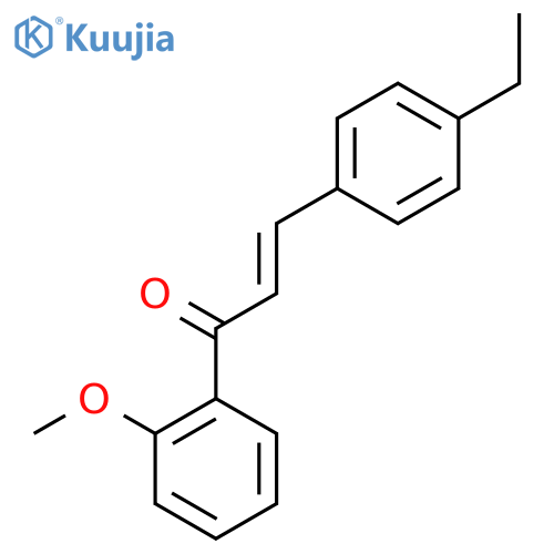(2E)-3-(4-Ethylphenyl)-1-(2-methoxyphenyl)prop-2-en-1-one structure