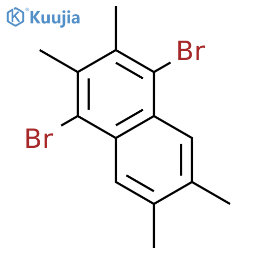 Naphthalene, 1,4-dibromo-2,3,6,7-tetramethyl- structure