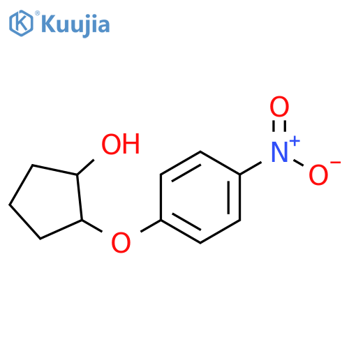 Cyclopentanol, 2-(4-nitrophenoxy)- structure