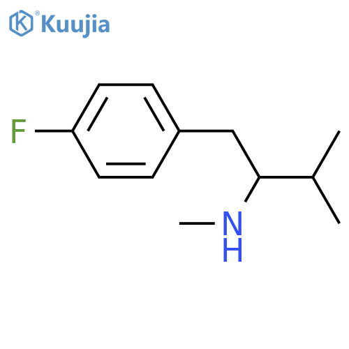 1-(4-Fluorophenyl)-3-methylbutan-2-yl(methyl)amine structure