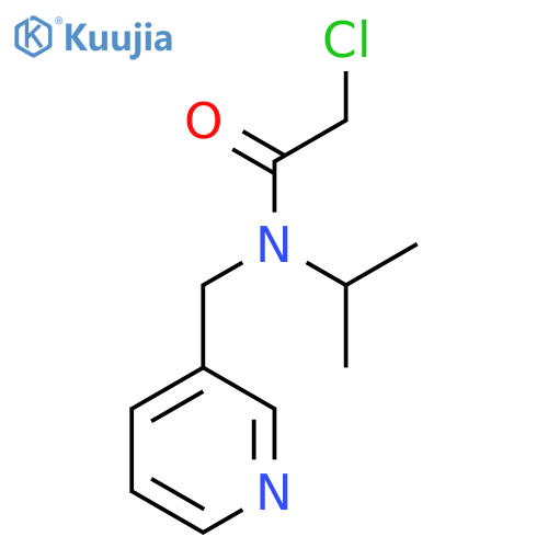 2-Chloro-N-isopropyl-N-pyridin-3-ylmethyl-acetamide structure