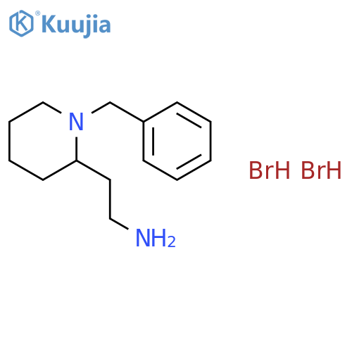 2-(1-Benzyl-piperidin-2-yl)-ethylamine dihydrobromide structure