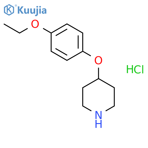 4-(4-Ethoxyphenoxy)piperidine hydrochloride structure