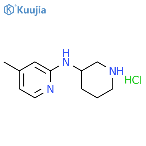 (4-Methyl-pyridin-2-yl)-piperidin-3-yl-amine hydrochloride structure