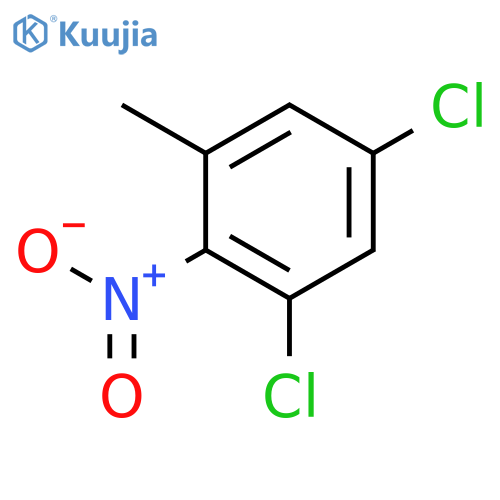 1,5-dichloro-3-methyl-2-nitro-benzene structure
