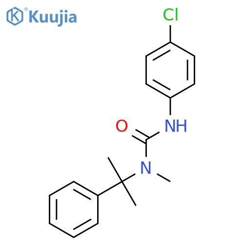 Urea, N'-(4-chlorophenyl)-N-methyl-N-(1-methyl-1-phenylethyl)- structure