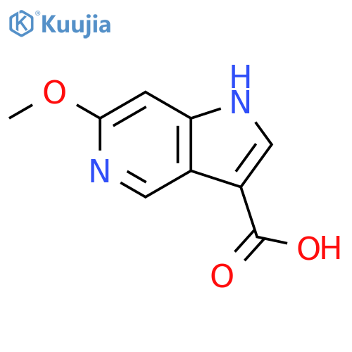 6-Methoxy-5-azaindole-3-carboxylic acid structure