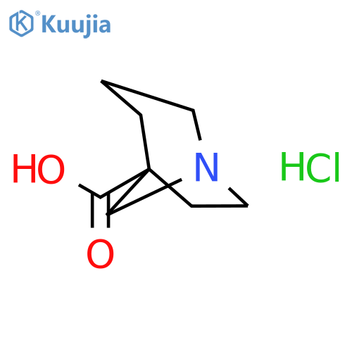 1-azabicyclo3.2.1octane-5-carboxylic acid hydrochloride structure
