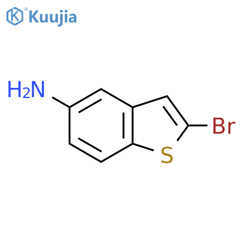 Benzo[b]thiophen-5-amine, 2-bromo- structure