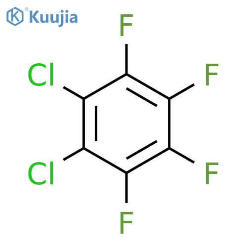 Benzene, 1,2-dichloro-3,4,5,6-tetrafluoro- structure
