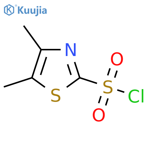 dimethyl-1,3-thiazole-2-sulfonyl chloride structure