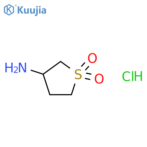 (1,1-dioxidotetrahydro-3-thienyl)amine hydrochloride structure