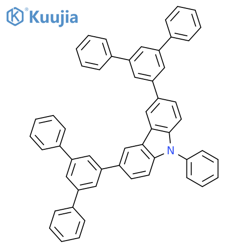 9-phenyl-3,6-bis-[1,1':3',1'']terphenyl-5'-yl-9H-carbazole structure