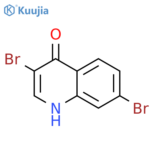 3,7-Dibromo-4-hydroxyquinoline structure