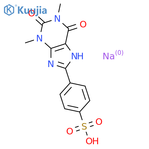 8(-p-Sulfophenyl)theophylline Sodium Salt structure